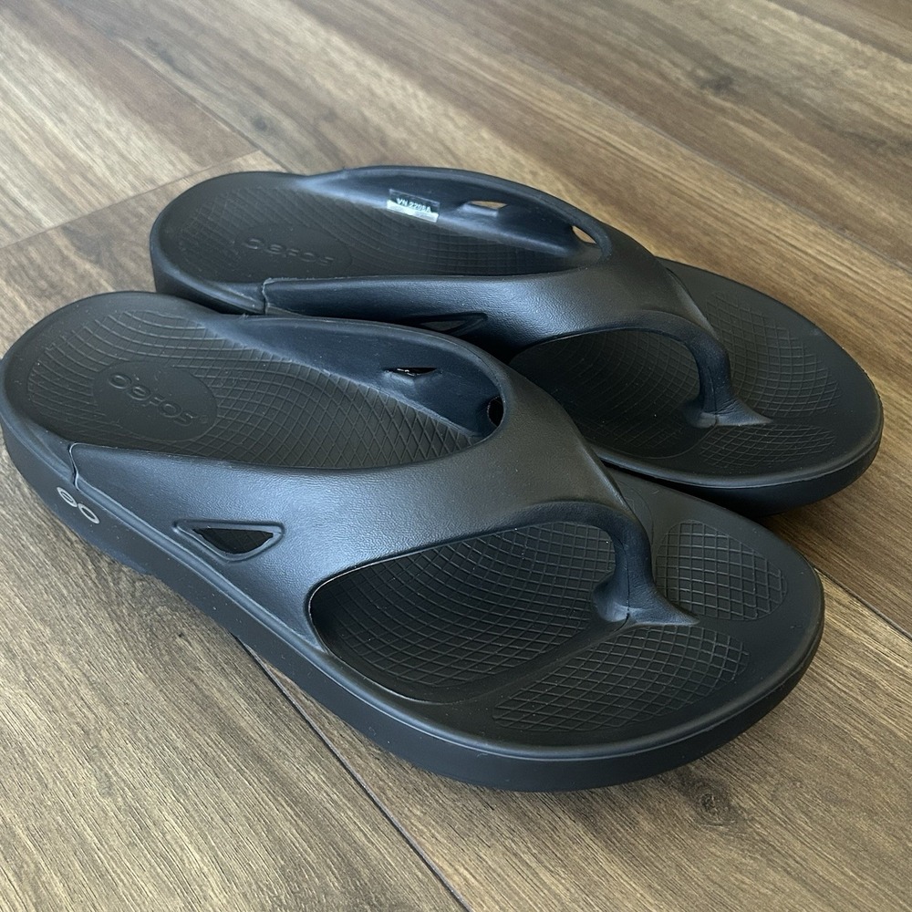 OOFOS OOriginal Recovery Sandals/Thong Black Unisex US M7/W9 NWOB/NWOT
